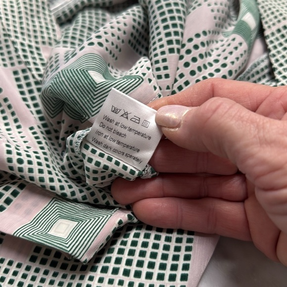 French Mauve Chloe Silky Pink and Sage Green Jumpsuit Size XS - Picture 5 of 10